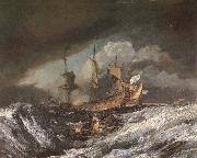 Boat and war, Joseph Mallord William Turner